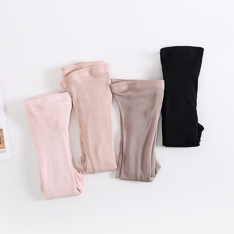 真丝针织秋裤美体修身丝绵罗纹