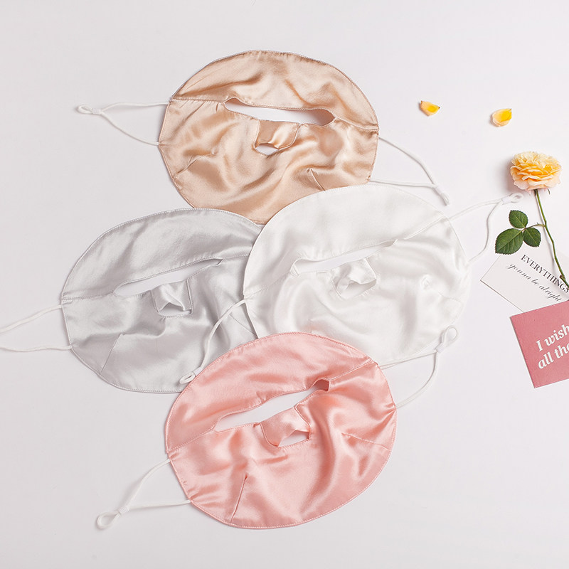 100%真丝防晒防紫外线全脸面罩桑蚕丝透气夏季护脸遮脸防风脸罩