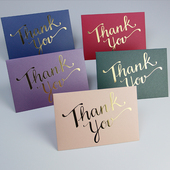 精美thank you感恩信封高档文艺商务感谢信老师礼品贺卡封套厚实