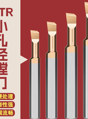 MTR整体钨钢小孔径镗刀孔刀数控镗高精度小径内孔数控中心精加工