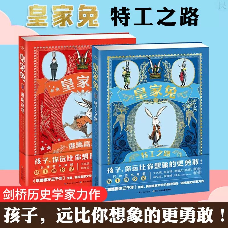 皇家兔全2册精装特工之路逃离高塔三四五六年级小学生侦探小说课外书适合9-12岁青少年读物成长励志故事书文学读物外国经典小说属于什么档次？