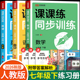 七年级下册同步训练课课练一课一练7下语文数学英语练习册全套基础专项训练人教版 初一下学期练习试卷人教辅导资料 初中必刷题七下