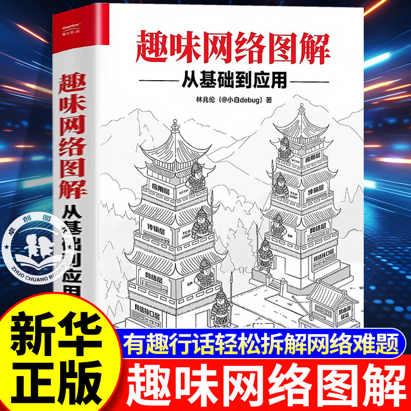 趣味网络图解:从基础到应用 林兆伦著 计算机网络概论图解趣味版 教你拆解网络难题 程序员入门 网络设备软件核心工程技术