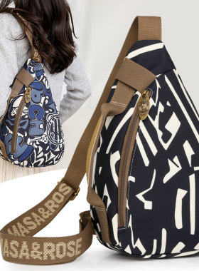 胸包女包新款时尚百搭牛津布