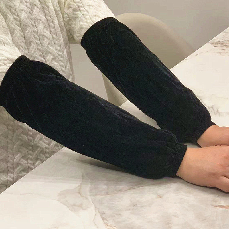 冬季大码宽松羽绒服袖套男女办公袖套