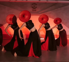 傣族舞蹈服装孔雀舞花腰大摆练习裙民族艺考练功服西双版纳演出服