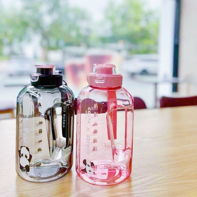 costa杯子pandaroll联名款水杯熊猫茶滤马克杯吨吨运动水壶保温杯