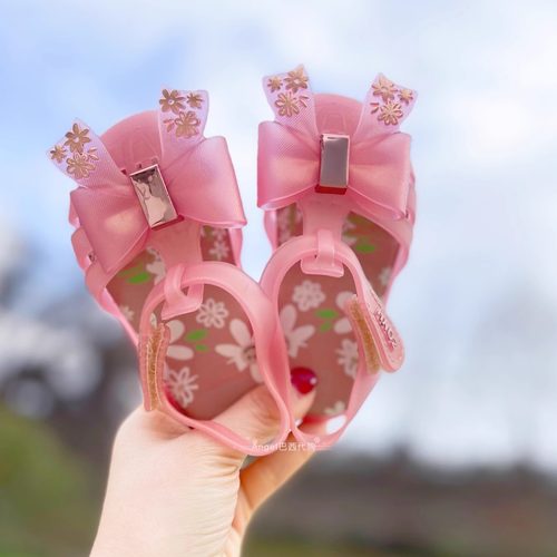 巴西zaxy夏季公主女童包头凉鞋