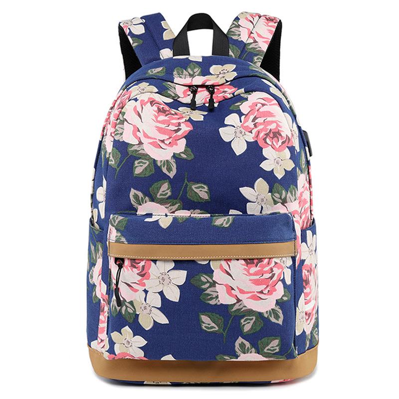 travel laptop bag boy backpack men women fashion school bags-封面
