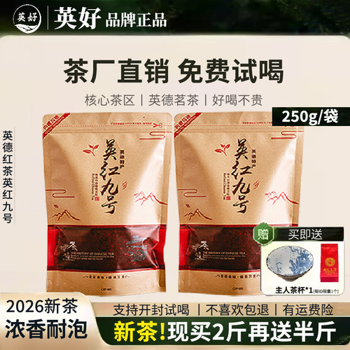2026新茶英红九号浓香耐泡红茶