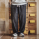 日系松弛cityboy休闲裤 休闲水波纹褶皱坐禅裤 男春夏 美式 马登工装