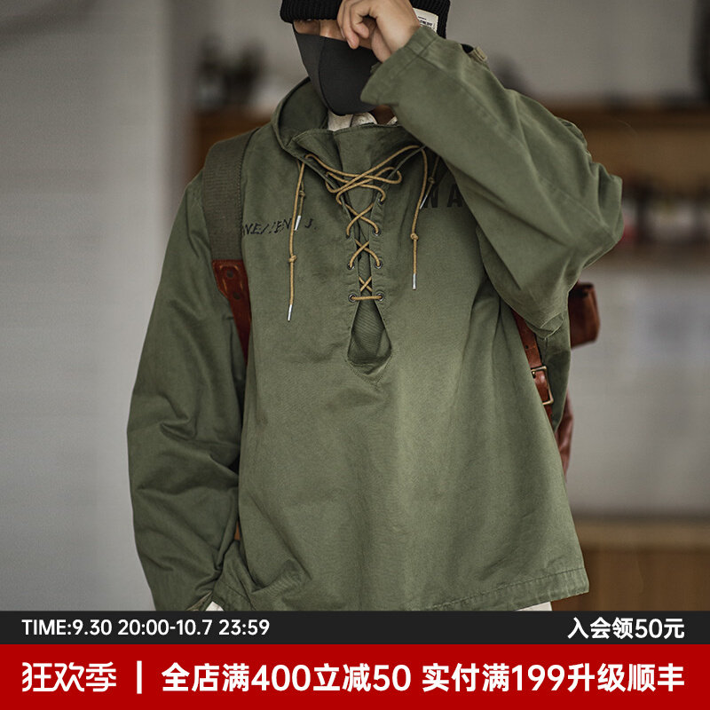 Madden work clothes American style Retro WWII deck have cash less than that is registered in the accounts Windbreaker Bad Weather coat Sweater hoodiein the Men's clothing, Jacket  category - from Buy2taobao.com to provide professional Taobao agent buy service