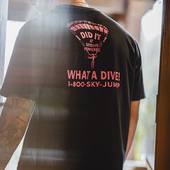 男夏季 马登工装 T恤撞色针织圆领打底衫 复古趣味字母印花短袖 美式