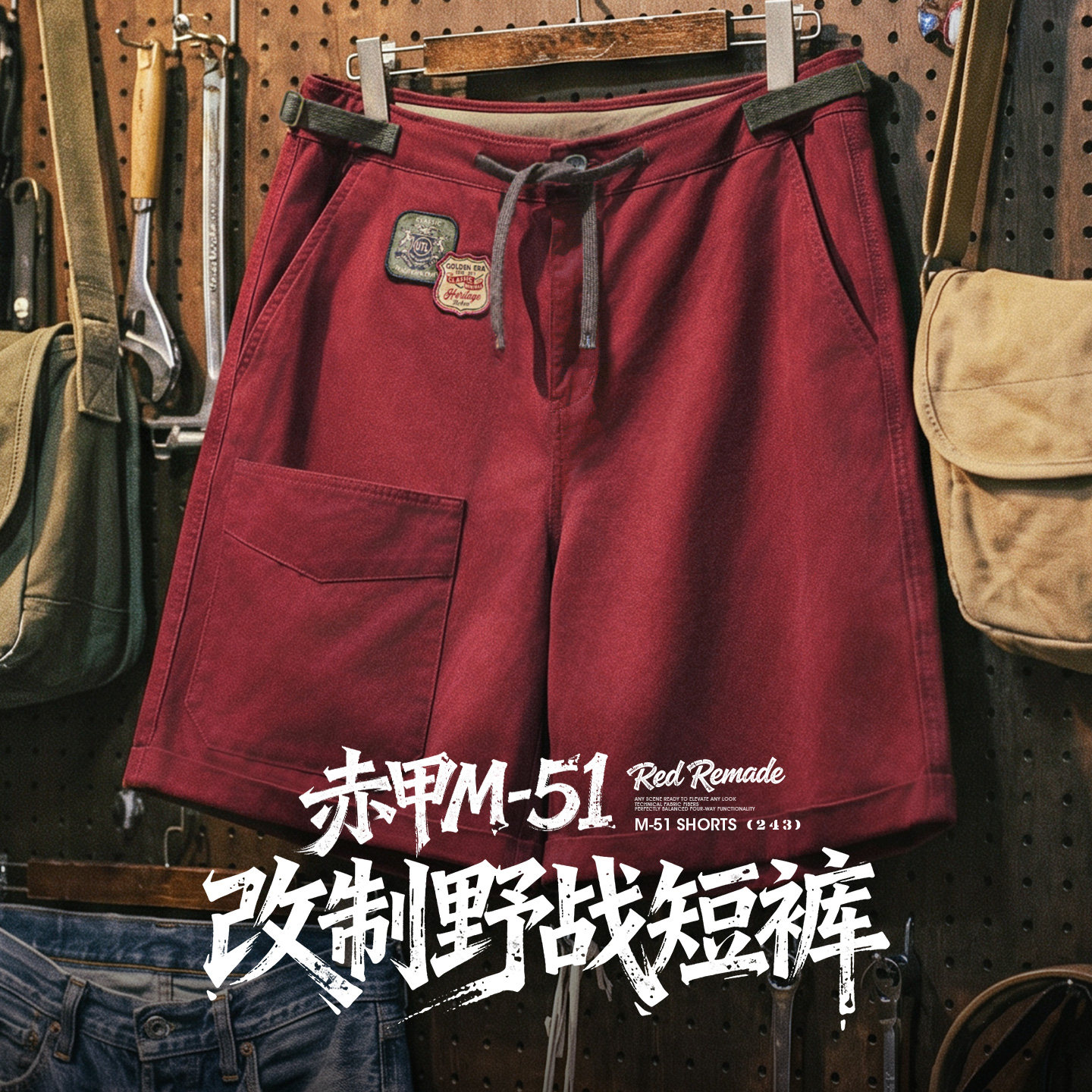 【马登赤甲M-51改制野战短裤】图片