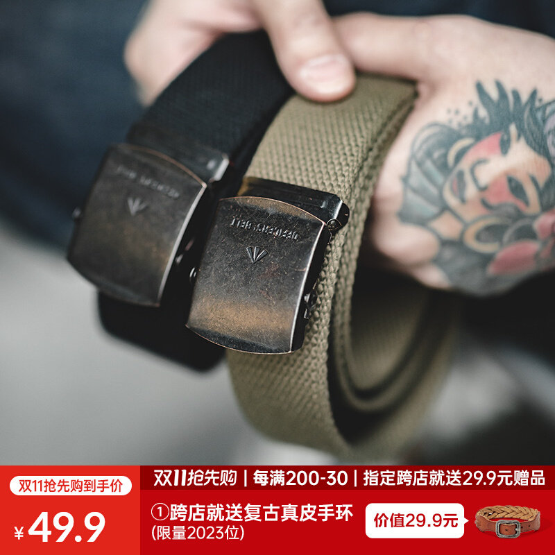 马登工装美式复古无孔松紧弹力编织皮带单圈快脱硬汉休闲裤腰带男高性价比高么？