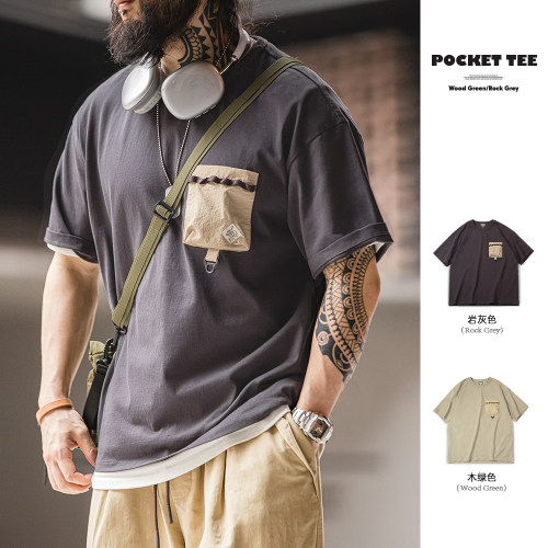 马登工装户外机能纯棉短袖