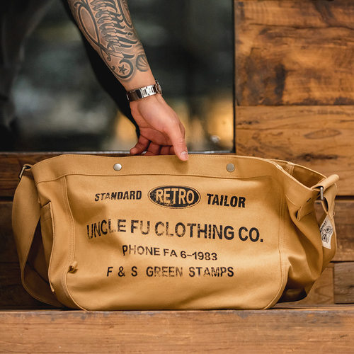 【机车邮差包】马登工装帆布挎包