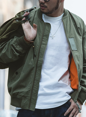马登工装 美式MA1空军飞行员bomber夹克短款外套休闲棒球服男士秋
