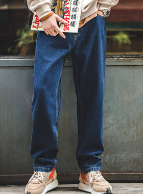 【软牛仔裤】马登工装水洗牛仔裤