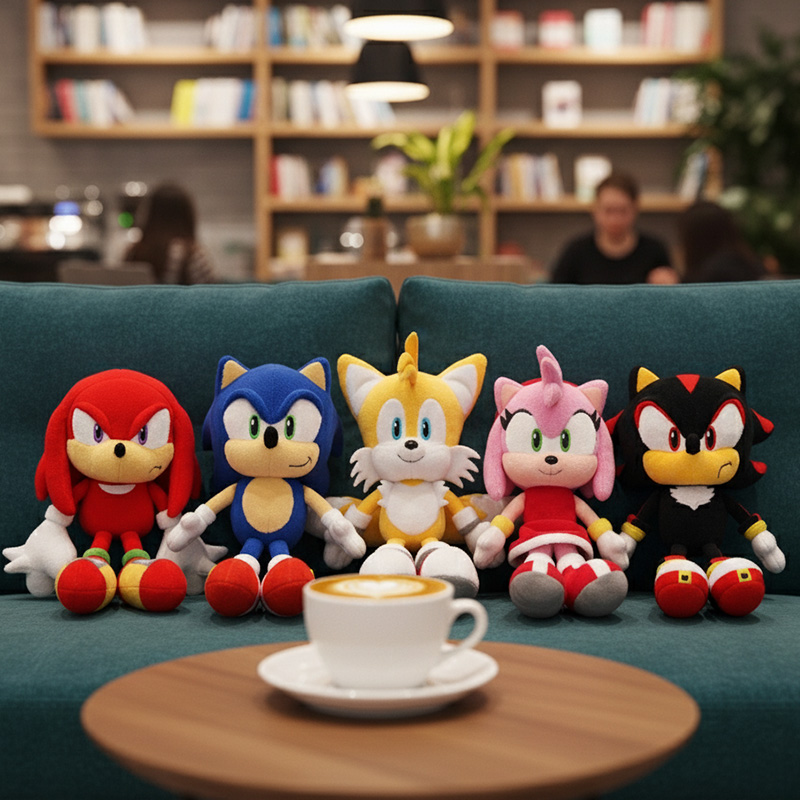 三英正版索尼克塔尔斯纳毛绒公仔