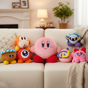 三英kirby正版星之卡比毛绒公仔挂件玩偶娃娃玩具挂件礼物装饰