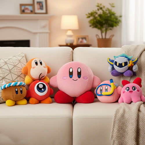 三英kirby正版星之卡比毛绒公仔