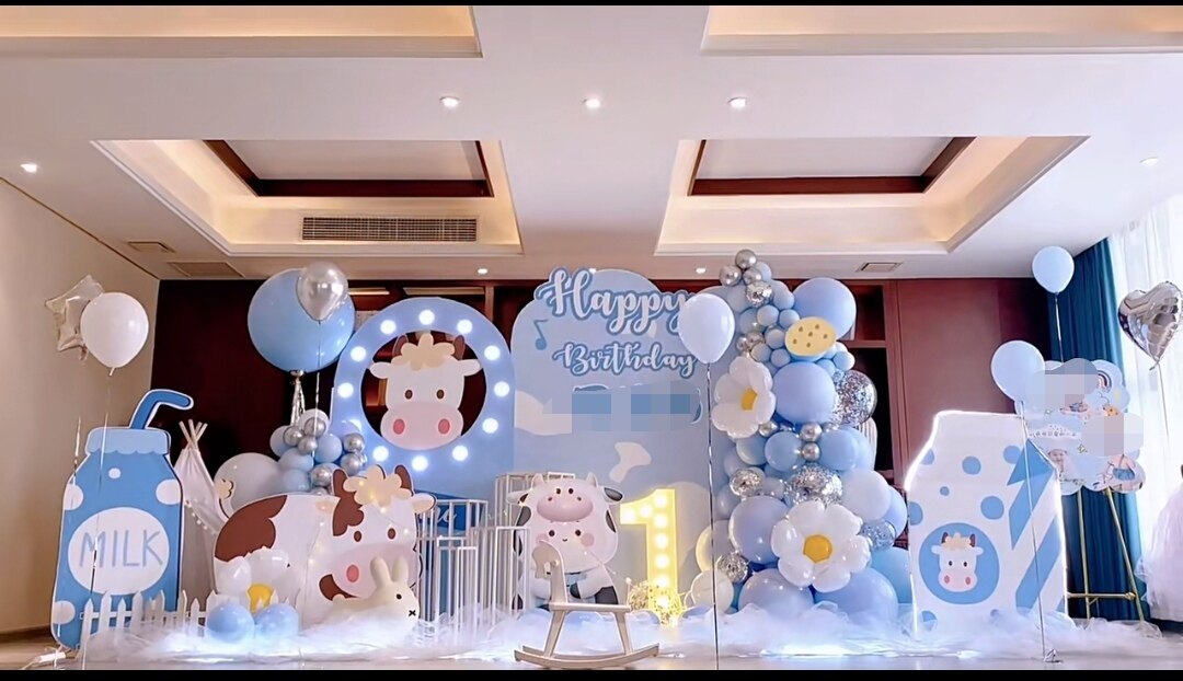 同城宝宝生日宴派对用品上门布置百天十岁成人礼升学宴策划一站式