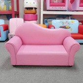 女孩子房间小沙发粉色公主儿童阅读沙发双人可爱宝宝拍照沙发座椅