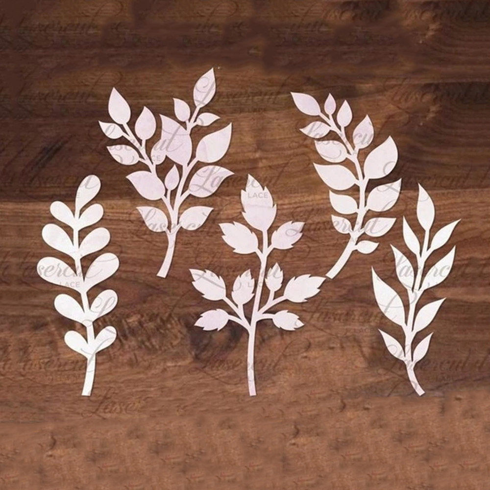 4646花草树叶 切割模板DIY模具cutting die贺卡Scrapbook相册制作