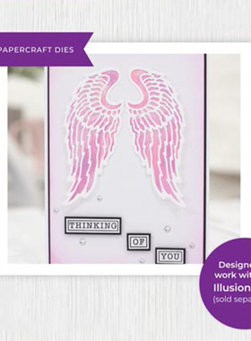 6310 翅膀 切割模板DIY模具cutting die手账Scrapbook贺卡制作