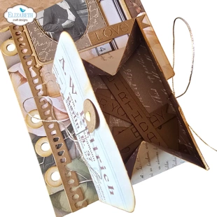 盒信封 切割模具DIY cutting die碳钢模板Scrapbook手账贺卡制作