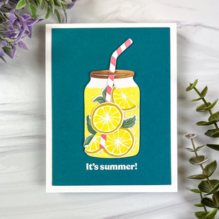 6909柠檬茶杯 die贺卡Scrapbook手账制作 切割模板DIY模具cutting