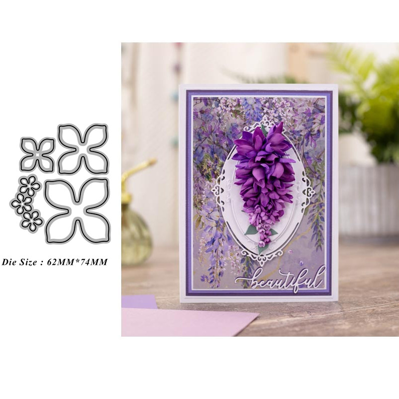 4642花朵 切割模板DIY模具cutting die贺卡Scrapbook相册手账制作