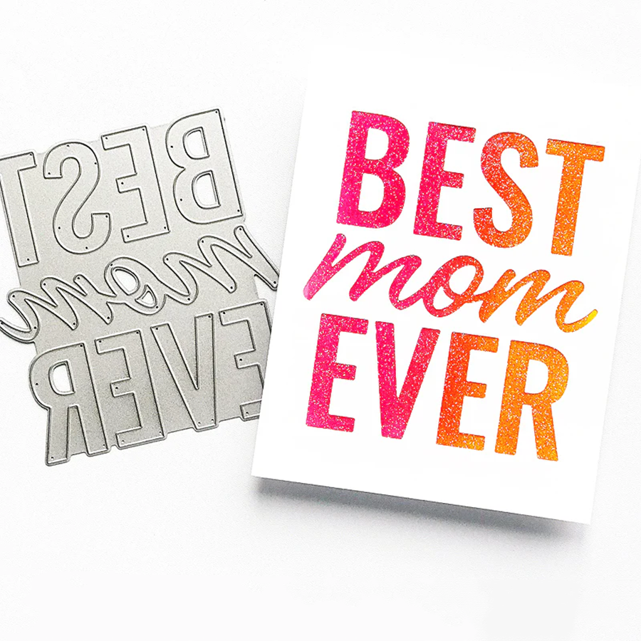 6531英文单词切割模板DIY模具 cutting die贺卡Scrapbook手账制作