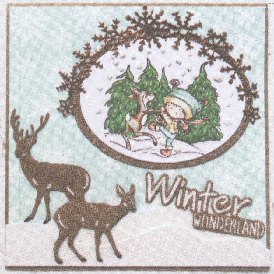 7088雪花花边 切割模板DIY模具cutting die贺卡Scrapbook手账制作