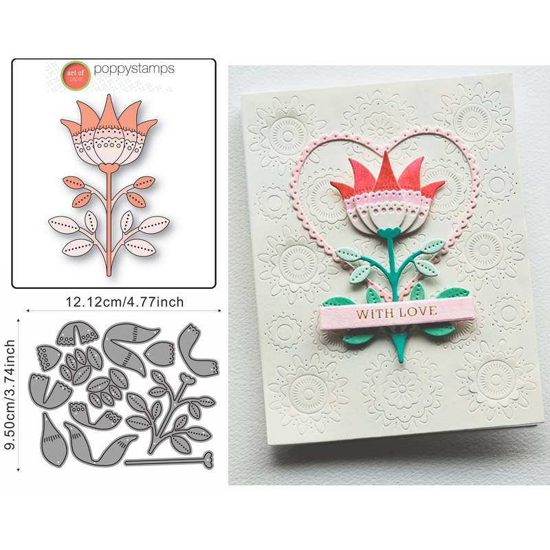 6189花朵 切割模板DIY模具 cutting die贺卡Scrapbook手账制作