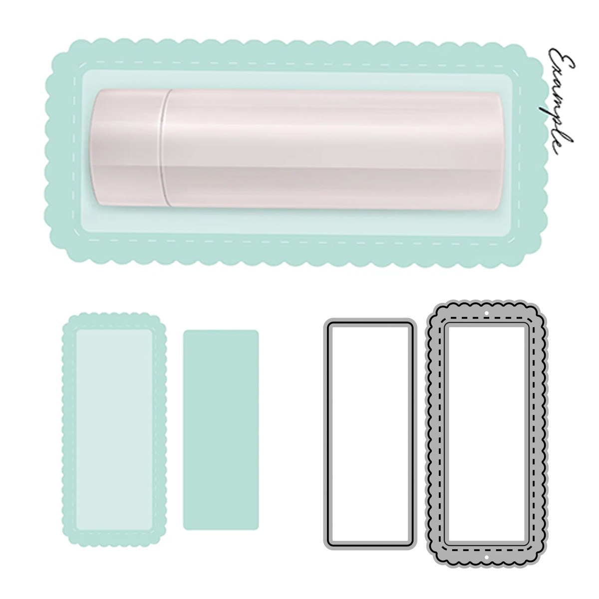 7461方框 切割模具DIY cutting die碳钢模板Scrapbook手账制作