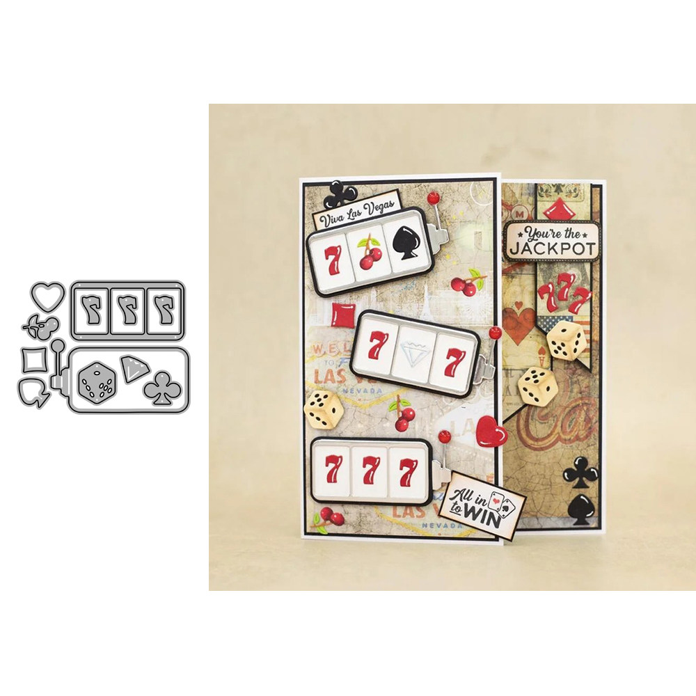 7230扑克牌 切割模板DIY模具cutting die贺卡Scrapbook手账制作