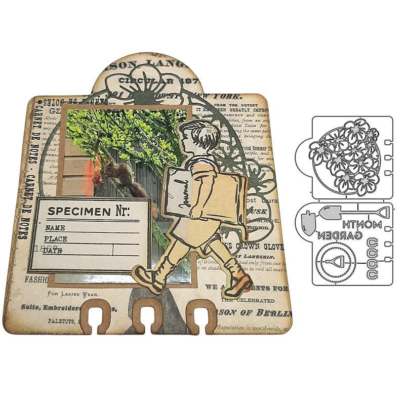 活页花朵 切割模板DIY cutting die贺卡Scrapbook手账制作工具