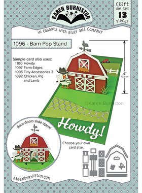 6788农场房屋机关卡 切割模板DIY模具 贺卡Scrapbook 手账制作