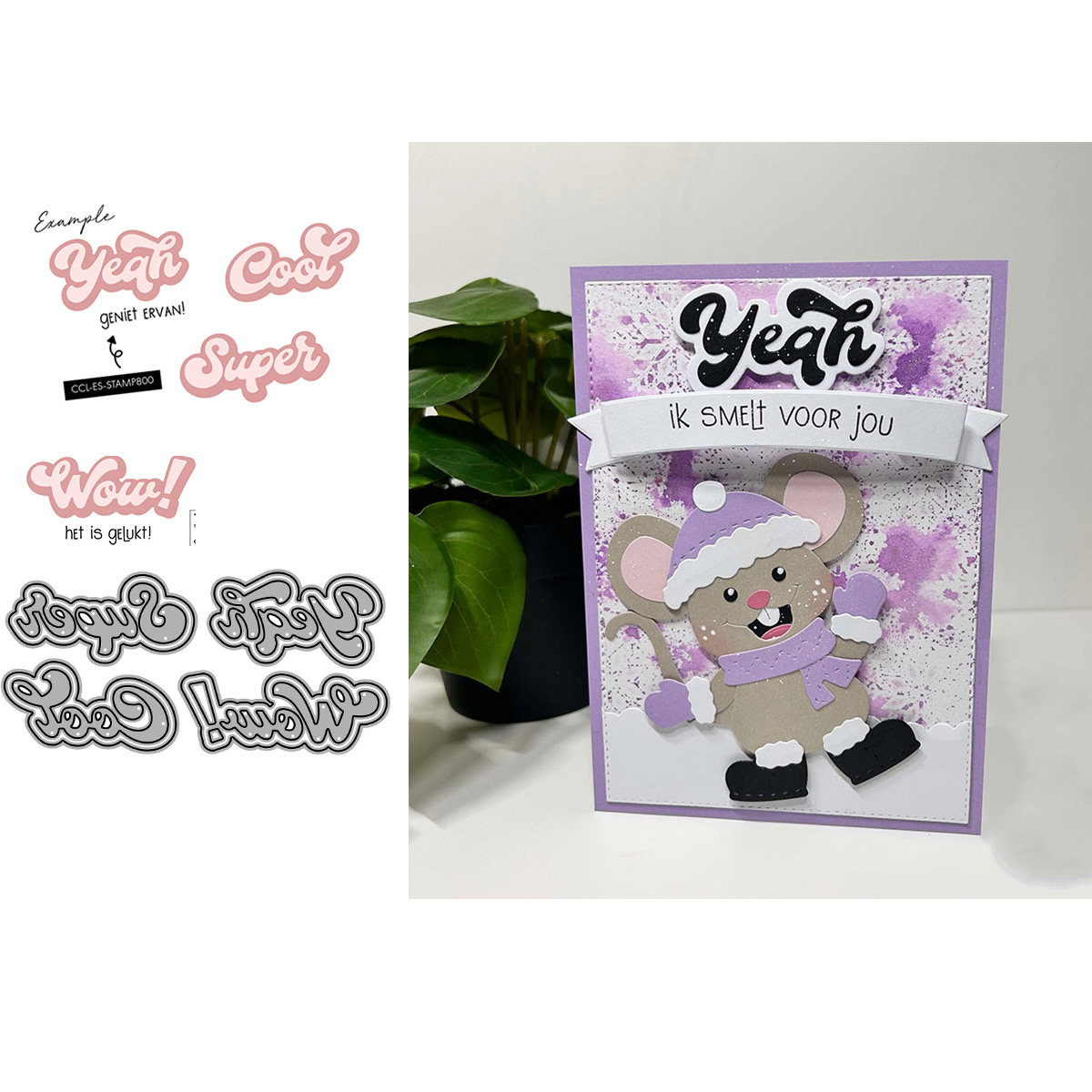 7434英文 切割模具DIY cutting die碳钢模板Scrapbook手账制作