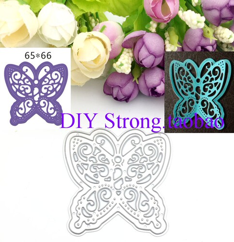 scrapbook DIY相册制作卡片 切割模具 贺卡手账工具 蝴蝶Y446