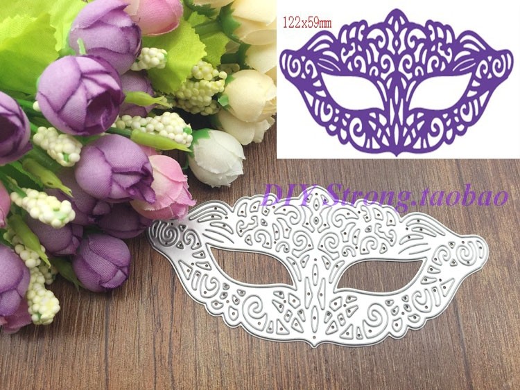 切割模板DIY模具cutting die贺卡相册Scrapbook账制作  面具 S37