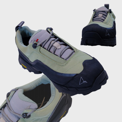 POYANA 登山鞋 RO22系列男女小众户外低帮防水徒步越野休闲运动鞋