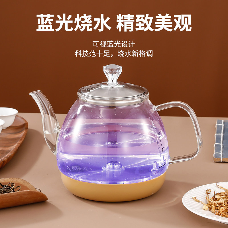 底部上水茶台茶吧机煮茶具单壶配件全自动茶炉泡茶玻璃电热烧水壶