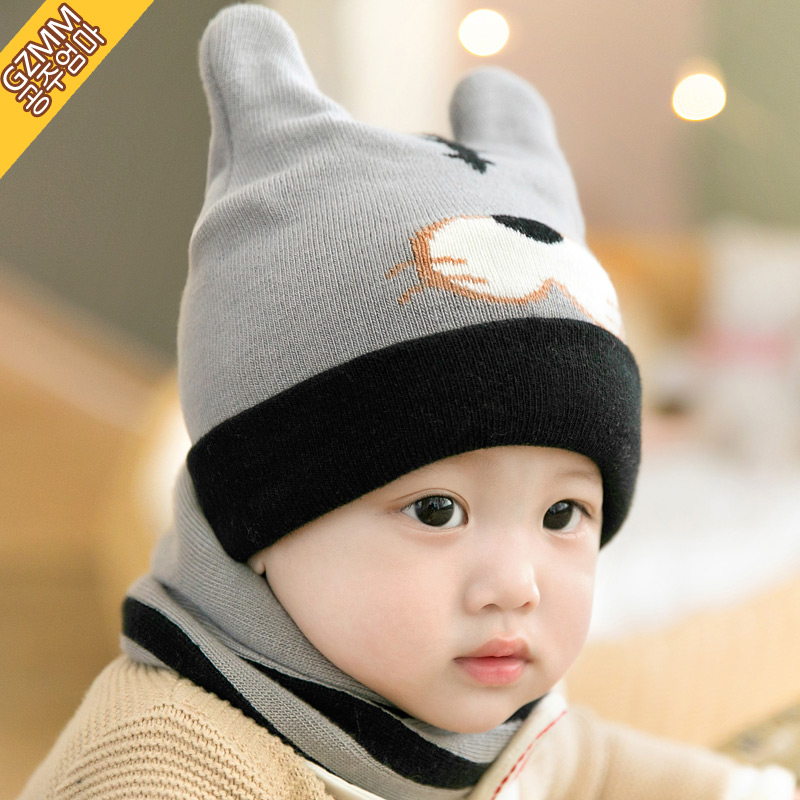 0-1岁半2女宝宝冬装5冬天3棉7帽子4到9个月秋冬季6女婴儿毛线帽子