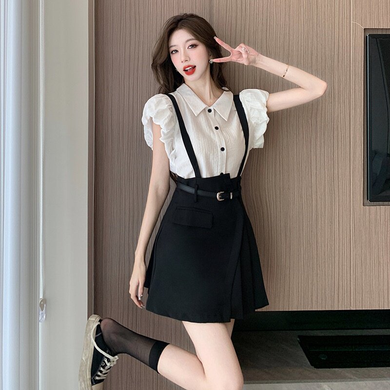 小黑裙小黑裙2023夏小个子