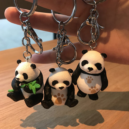 Chinese souvenir China panda keychain keyring tourist gifts