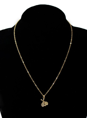 欧美跨境饰品时尚羽毛球拍项链女