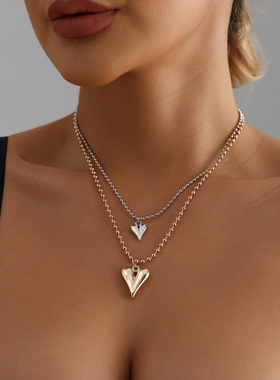 欧美跨境饰品INS轻奢时尚双层珠